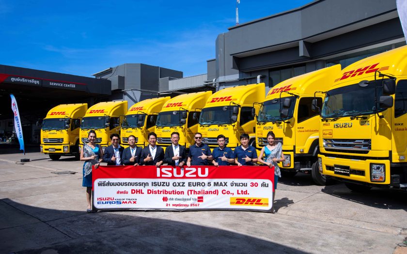 Isuzu Vehicle Delivery to DHL